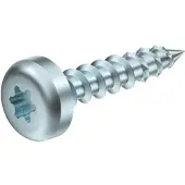 Obo Bettermann OBO 3498100 Schraube mit Fräsrippen 6x30 Stahl galvanisch verzinkt, transparent passiviert KRS 6x30 - 200 Stück