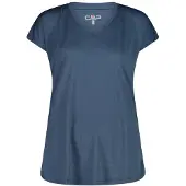 CMP - Women's Jacquard T-Shirt - Funktionsshirt Gr 46 blau