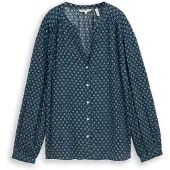 Tom Tailor Bluse in Dunkelblau - 44