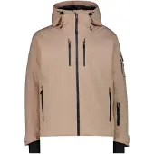 CMP Unisex Skijacke Jacket Fix Hood Beige 54