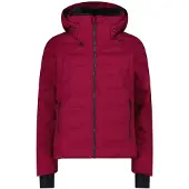 CMP wattierte Damen Skijacke mit Clima Protect und Kapuze pink 38