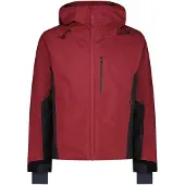 CMP Herren Unlimitech Skijacke mit Kapuze rot 54
