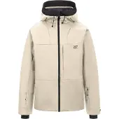 2117 of Sweden Humla Light Padded Herren Skijacke mit Kapuze beige S