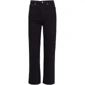 Levi's Damen Ribcage Straight Ankle Jeans,Black Heart,27W / 27L