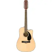 Fender CD-60SCE Dreadnought 12 String Natural