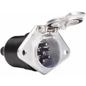 Hella Steckdose 24 V Flachstecker 7-polig 1185 N-Typ für u.a. JAEGER