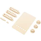 Fender Stratocaster-Ersatzteil-Set Aged White