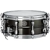 Tama Starphonic 14" x 6 Stahl-Snare-Drum schwarzer Stahl
