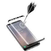 Cellularline Impact Glass Curved - Galaxy S8+, Samsung, Galaxy S8 Plus, Kratzresistent, Schwarz, Transparent