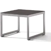 Sieger Loungetisch mit Glasplatte 60x60x44 cm