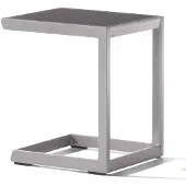 Sieger Beistelltisch Aluminium 45x35 cm
