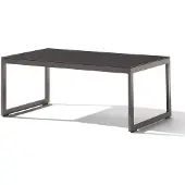 Sieger Loungetisch mit Glasplatte 110x60x44 cm