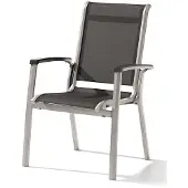 Sieger Calvi Stapelsessel Aluminium/Textilene