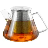 AdHoc Teekanne Cone Glas 1,5L Transparant 15 cm
