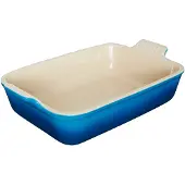 Le Creuset Auflaufform rechteckig 2,4L , 26 cm, blau