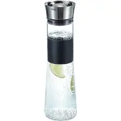 GEFU Karaffe "CASCADA", mundgeblasenes Borosilikatglas, 1 L