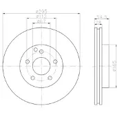 Hella Bremsscheibe PRO 8DD 355 108-781