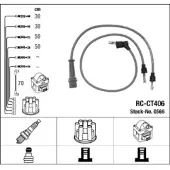 Ngk Zündleitungssatz [Hersteller-Nr. 0566] für Citroën