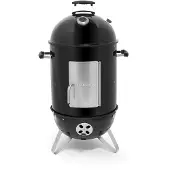 Barbecook Oskar M Smoker Holzkohlegrill aus Emaille schwarz D44 cm
