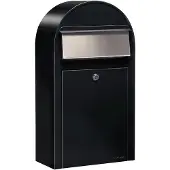 Bobi Briefkasten Grande S st9005 i Strukturiertes Schwarz