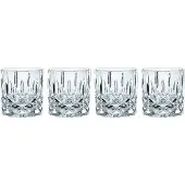 Nachtmann Whiskyglas "Whiskygläser Noblesse 245 ml 4er Set transparent" Erhöhte Bruchfestigkeit, Kristallglas, spülmaschinenfest