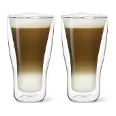 Luigi Bormioli Latte-Macchiato-Glas Thermic Glass Drink 340ml (2-Stück)