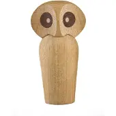 Architectmade Owl, 12 cm, Eiche natur