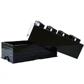 LEGO Aufbewahrung 8, Schwarz