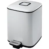 EKO Pedaalemmer Vepa Bins Regent Wit 6L