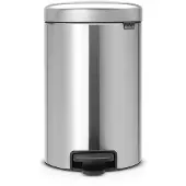 Brabantia NewIcon Tretmülleimer 12 L - Matt Steel