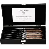 Laguiole Steakmesser Luxury Line Mixed Wood (6-teilig)