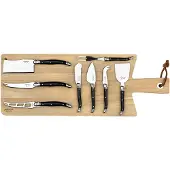 Laguiole Käsemesser Premium Line Eiche (8-teilig)