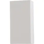 Masterlight Wandleuchte Metallico 2-flammig Stahl Weiß 10x22x6cm