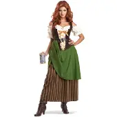 California Costumes Mittelalterliche Schankwirtin Kostüm