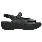 Wolky Jewel Martinica Sandalen Plat - zwart - Maat 37