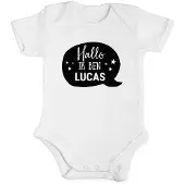 Yoursurprise Baby Body selbst gestalten - Weiß 62/68