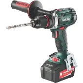 Metabo BS 18 LTX Impuls Akku Bohrschrauber + 2x 18V/4,0 Ah Akku + Lader + Schnellspannbohrfutter