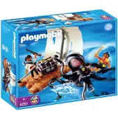 Playmobil 4291 Piraten Riesenkrake mit Floß