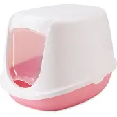 Savic Duchesse Kitten - Katzentoilette - rosa/weiß - 44x35x32 cm