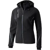 Erima Training Softshelljacke Function Trainingsjacke Damen schwarz dunkelgrau Gr 46