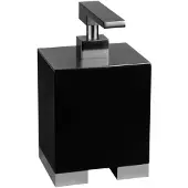 Gessi Rettangolo Accessoires Seifenspender Standversion, Behälter schwarz, 20838