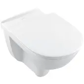 Villeroy & Boch Wand-WC Vita O.NOVO tief, 360 x 595 mm, spülrandlos, DirectFlush weiß AntiBac
