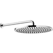 Dornbracht Regenbrause mit Wandanbindung, Ausladung 450 mm, Regenbrause 400 mm, 28659070