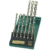 BRÜDER MANNESMANN M54306 Metal-spiralbor-sæt 6 dele 1 stk
