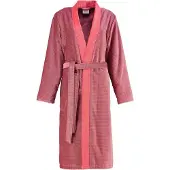 Cawö Bademantel 6431 Kimono Damen Rot-38