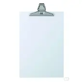 MAUL A4 Schreibplatte mit hohem Metall-Klemmer weiss