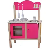 New Classic Toys - Houten Keuken - Roze