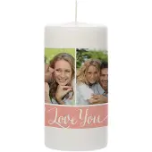 Yoursurprise Kerze bedrucken mit Foto - 19x10 cm