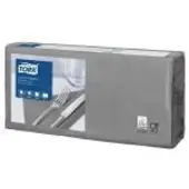 Tork Soft Lunchserviette Grau, 1/4-Falz, 2-lagig, 33 cm × 33 cm, 10 × 200 Servie...