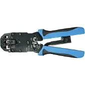 Velleman PROFESSIONELLE CRIMPZANGE FÜR WESTERNSTECKER 4P4C (RJ10), 6P4C (RJ11), 8P8C (RJ45), DEC